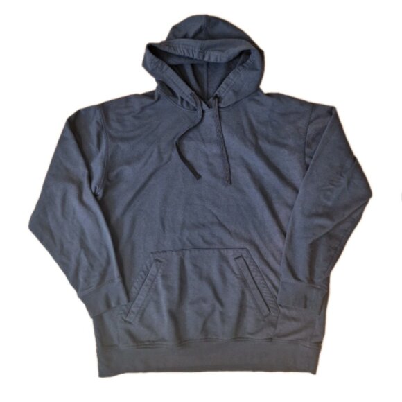 ATHLETIC WORKS BLACK HOODIE SIZE MEDIUM - Picture 1 of 3